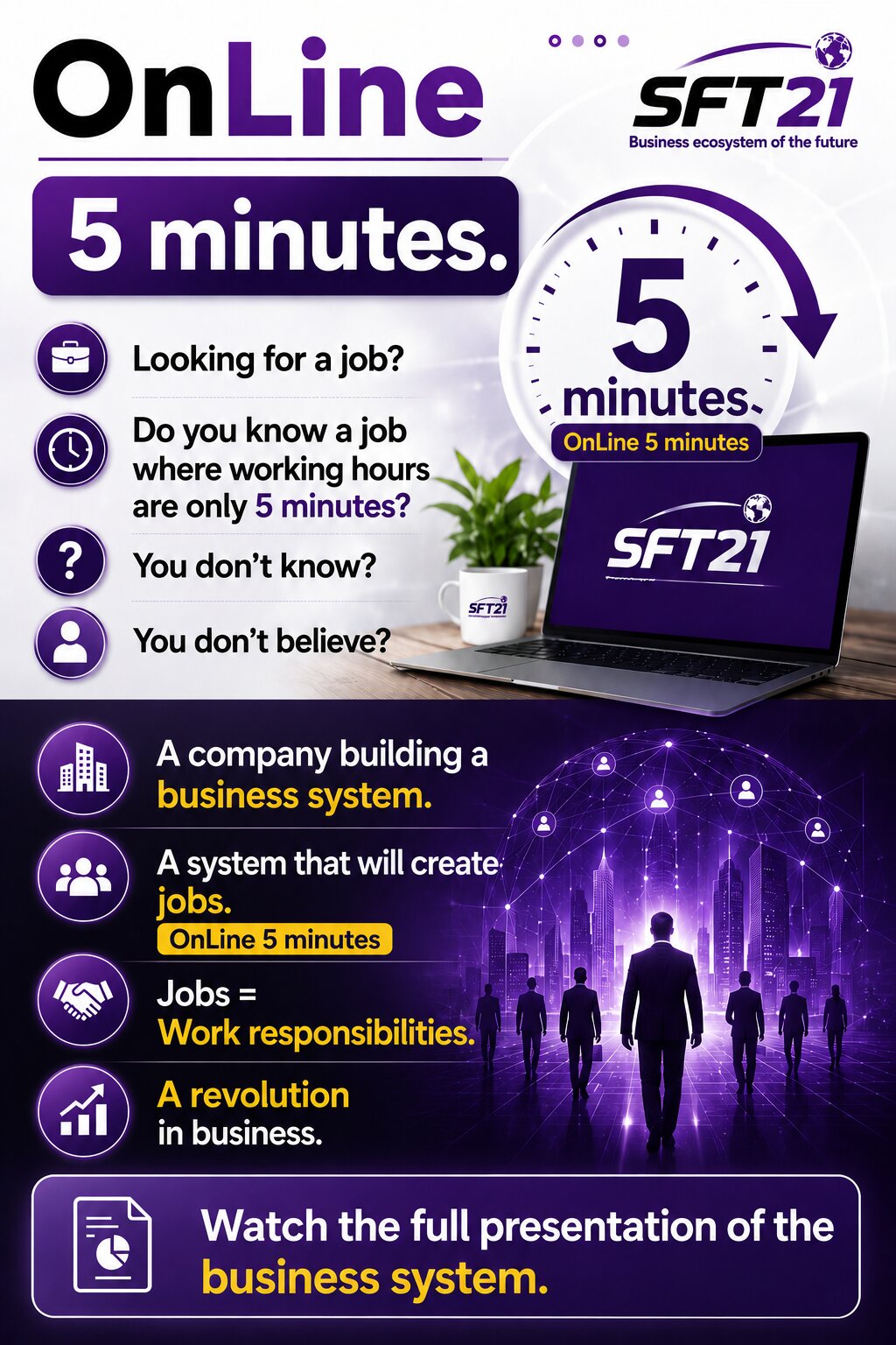OnLine 5 minutes — SFT21 business system